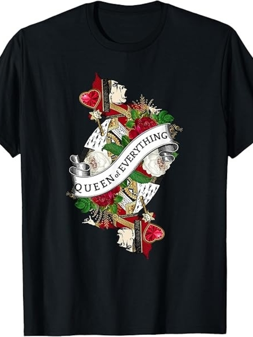 QUEEN of EVERYTHING Tattoo-Inspired Art Style Tee #0285